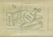 MARIO TOZZI, Still Life with Mandolin, black chalk